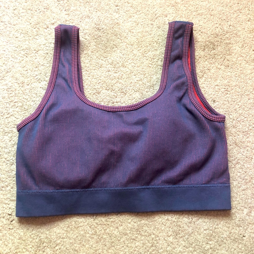 Fabletics Multicolor Purple Sports Bra Size M
